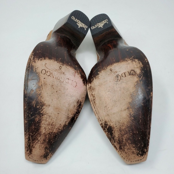 Old Gringo Woman’s Mules Slide Boots Brown Leather - Picture 8 of 8